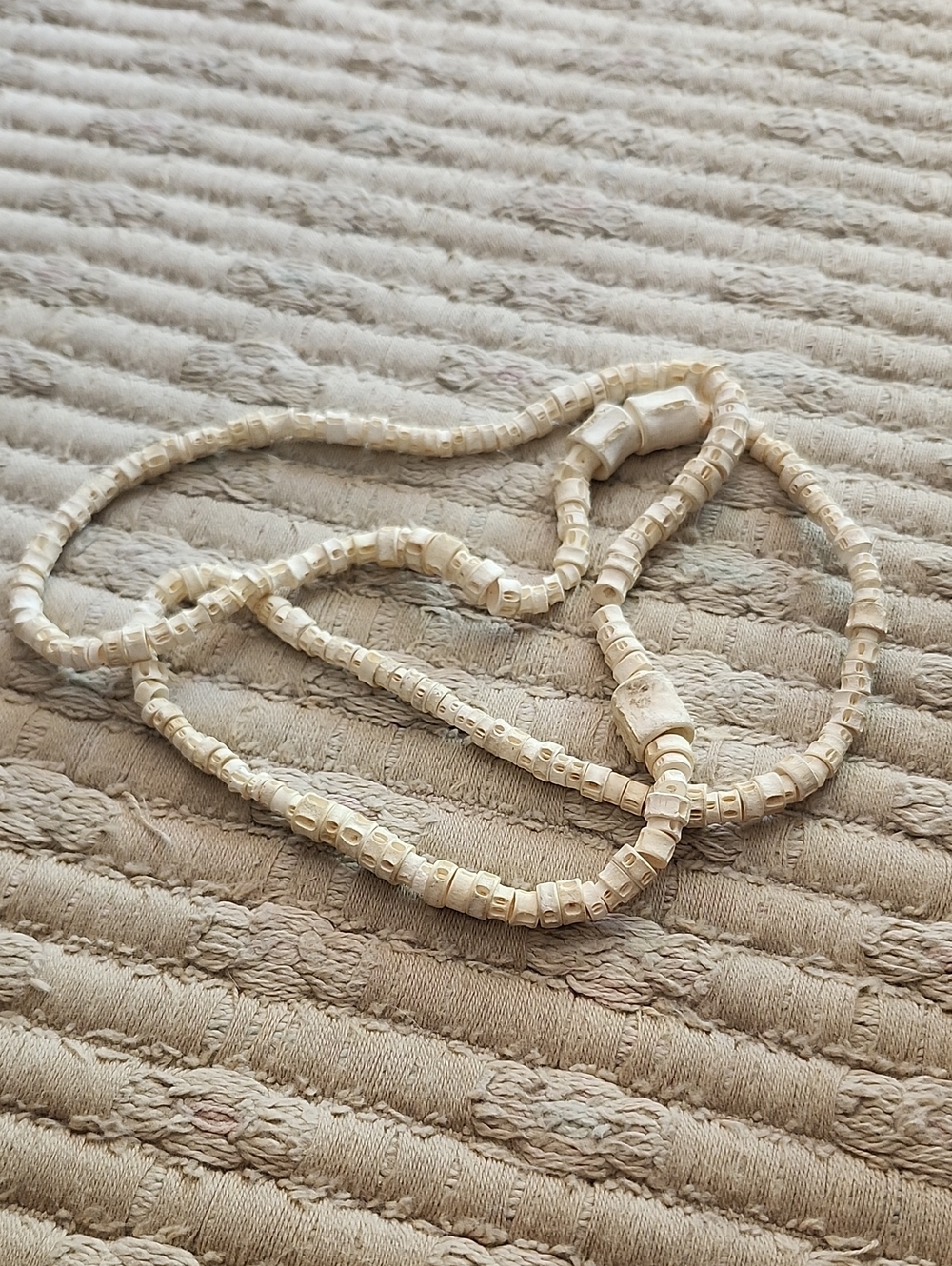 Fish Vertebrae Beaded Necklace